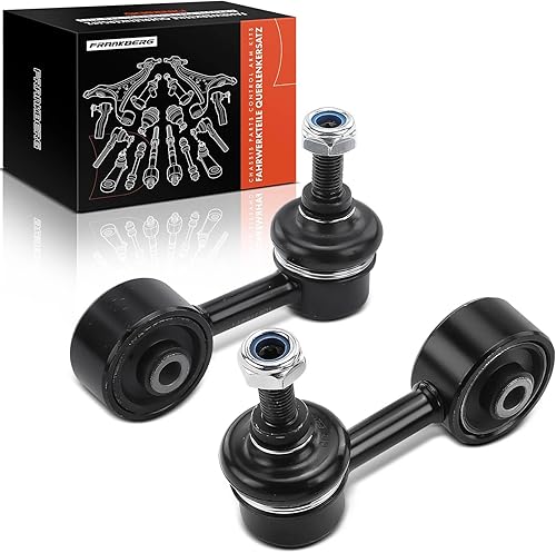 Frankberg Lot de 2 barres de couplage essieu avant gauche et droite compatibles avec les séries 3 E30 E36 1.6L-2.8L 1982-1998 Z1 Roadster 2,5L 1988-1991 Replace # 31351091764 - Poukt