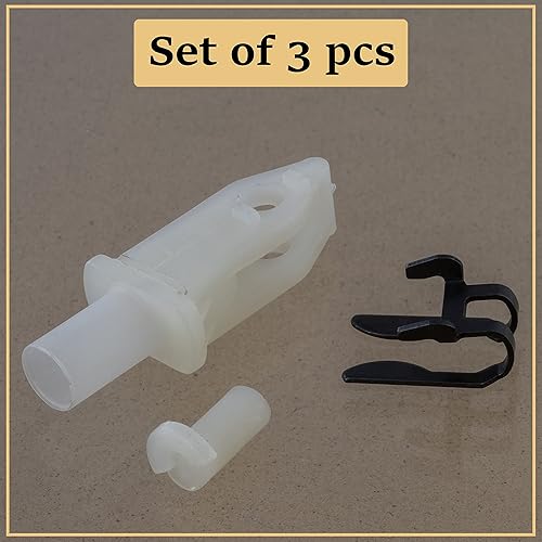 AERZETIX - C66708 - Tirette à câble, commande d'embrayage (3 pièces) - longueur: 66 mm - compatible avec numéros OE 2128 21 - Poukt