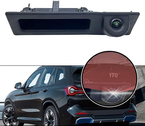 Zoegneer Caméra de recul pour série 3 F30 F31 F34 X3 F25 Série 5 F10 F11 F07 Poignée de coffre AHD/CVBS commutable 170° Grand angle IP67 Étanche - Poukt