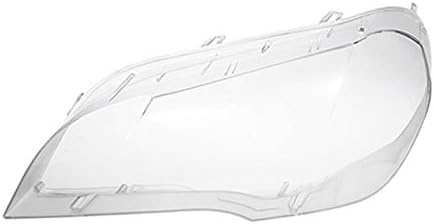 Barabesty Coque de rechange transparente pour phare de voiture - Pour X5 E70 2008-2013 - Gauche - Poukt
