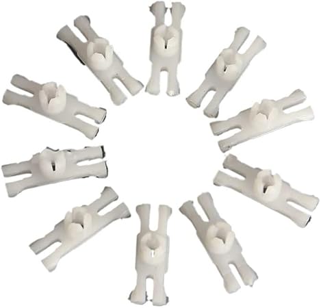 SPTOZYG Pièces de Rechange Automobiles Bande de Moulage de Garniture de Porte, Clips en Plastique, Accessoires Automobiles pour VW/Golf /MK1 /Jetta Old Beetle Longue durée de Vie(10 Pezzi.) - Poukt