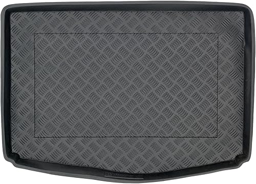 MOTOS Tapis de coffre en PE pour Alfa Romeo Mito 2008-2018 Rendez votre voyage plus confortable grâce à ce tapis de voiture durable - Tapis de coffre de voiture tout temps, protection contre les salis - Poukt