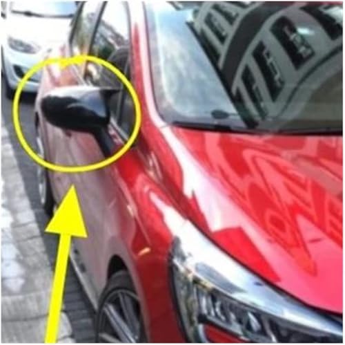 PAREKS Couvercle de Rétroviseur pour Clio 5 MK5,Coque de Rétroviseur Gauche Droite Remplacement Voitureboîtier de rétroviseur - Poukt