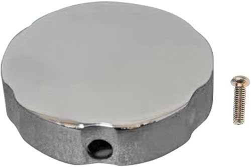 SMZhomeone Bouton de contrôle de baignoire esthétique plaqué chrome conçu pour régler facilement le débit d'eau lors des problèmes de débordement (F1016-C) - Poukt