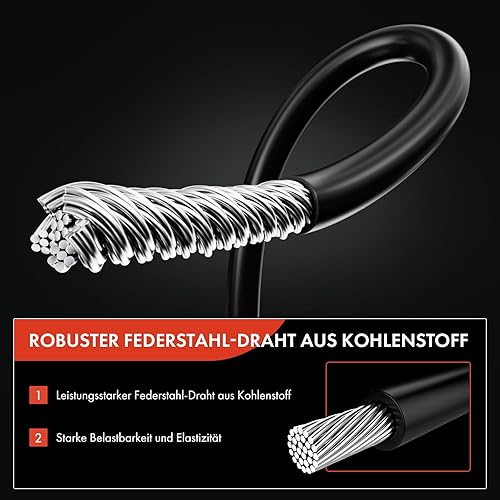 Frankberg 1x Câble de Frein à main Essieu Arrière Gauche Compatible avec Cee'D Hatchback ED 1.4L-2.0L Cee'D SW ED 1.4L-2.0L Pro Cee'D ED 1.4L-2.0L Remplacer# 59760-1H400 - Poukt