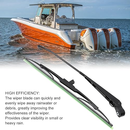 Bras D'essuie Glace 0390506510 – à Arbre Long Haute Résistance, adapté aux Véhicules D'extérieur, y Compris Le Tracteur Willys, Les Bateaux de Pêche, VTT, - Poukt