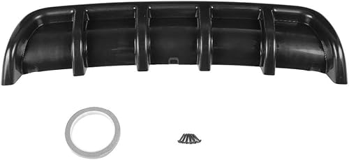 Diffuseur de Pare-Chocs arrière de Voiture, diffuseur Noir Universel de becquet d'aileron de Requin de Pare-Chocs arrière de Voiture d'ABS(Noir) - Poukt