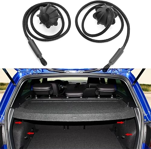 MKKDYC Corde Coffre Voiture Compatible avec Citroen pour C4 C3 C5 C1 C2 2 Pièces De Voiture Hayon Arrière Coffre Étagère À Colis Cordon De Serrage Sangle De Couverture De Tonneau Pièce De Rechange - Poukt