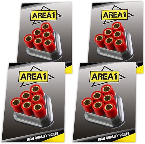 Area1 Galet de Variateur 19x15 15,5 mm - Lot de 4 Pièce - Rouleaux de Variateur - Poids librement sélectionnable - (7,5/8,0/8,5/9,0) - Poukt