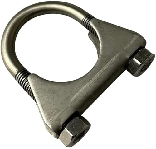 Boltza Collier de serrage universel en U de style selle en acier inoxydable W4 36 mm, colliers d'échappement robustes avec écrous x4 - Poukt