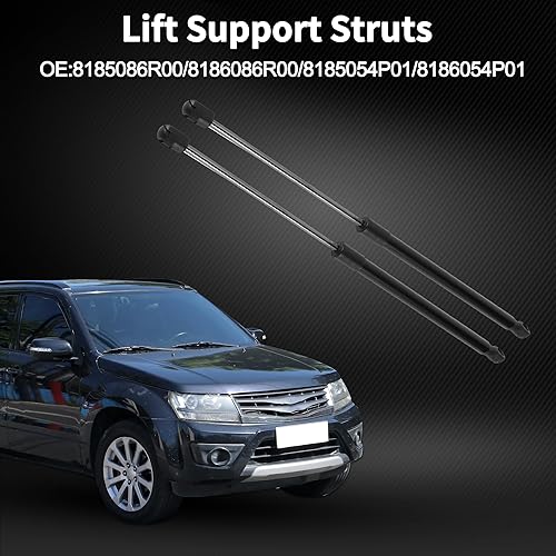 TUCKBOLD Vérins De Levage À Gaz No.8185086R00/8186086R00 Pour Suzuki Vitara Iv Mk4 (Ly) 2015-2022 Noir 2Pcs Hayon - Poukt