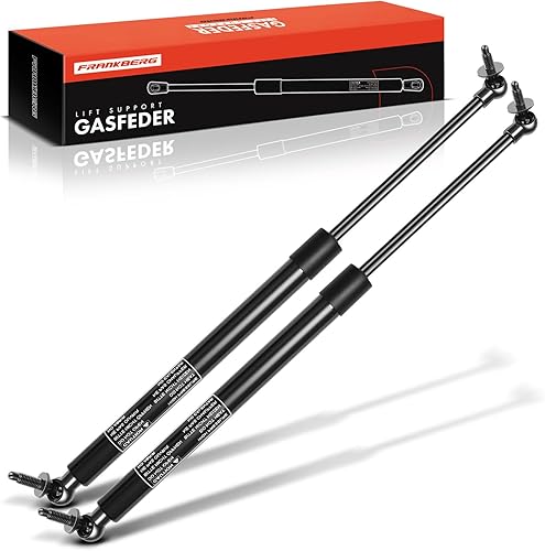 Frankberg 2x Ressorts à Gaz Vitre arrière Gauche Droite Compatibles avec Grand Cherokee III WH WK SUV 2005-2010 Remplacer# 55394245AD - Poukt