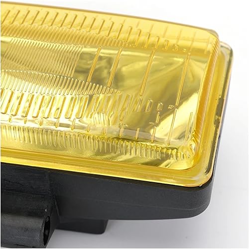 DECTER Jeu De Phares Pour Peugeot 205 Pour GTI Pour CTI 106 306 Mi16 Projecteur Conduite Travail Phare Lampe H3 Halogène Voiture Projecteur Avant Antibrouillard Phare Avant(2piece,Yellow) - Poukt