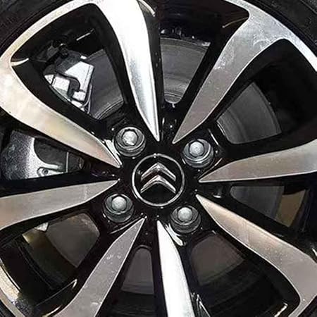 DFVBNH Auto Cache Moyeu pour Citroen C2 2003-2009, Cache Moyeux Capuchons Centre Roue Centre Jante Capuchons Logo D'emblème Décoration de Pneus Remplacement Accessoires,156MM-Silver - Poukt