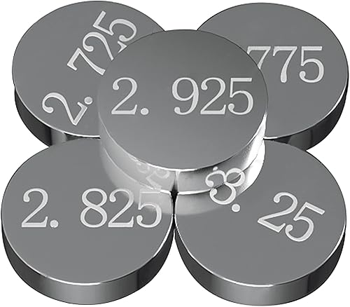 AHL 7.48mm 141pcs 1.20-3.50mm kit valve shim pastilles soupapes pour ZL1000 Eliminator 1987 / Z1000 2003-2008 2010 - Poukt