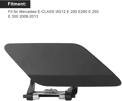 Couvercle de pulvérisation de phare de voiture, couvercle de buse de lave-phare Pbt et matériau Pc 2128600108 2128600208 Convient pour Mercedes Classe E W212 E200 E260 E250 E300 08-13(Droit) - Poukt