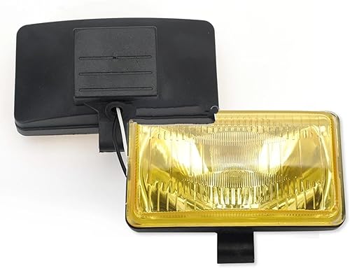 DECTER Jeu De Phares Pour Peugeot 205 Pour GTI Pour CTI 106 306 Mi16 Projecteur Conduite Travail Phare Lampe H3 Halogène Voiture Projecteur Avant Antibrouillard Phare Avant(2piece,Yellow) - Poukt