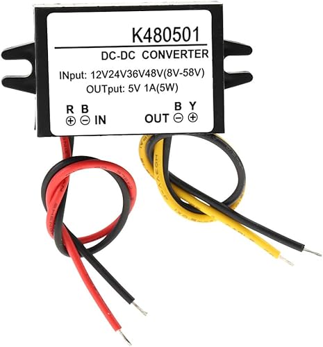 Module d'alimentation abaisseur convertisseur convertisseur DC-DC 12V/24V/36V/48V à 5V 1Aconvertisseur 48v 12v convertisseur 48v 12v k480501+k480501 k480501 - Poukt