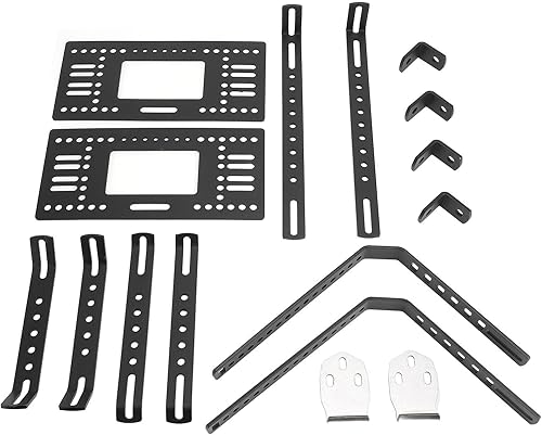 Support de Boîte Latérale de Moto Universel, Porte-Bagages à Dégagement Rapide en Alliage D'aluminium, Support de Boîte Latérale de Moto, pour Boîtes Latérales de Moto, Boîtes à - Poukt
